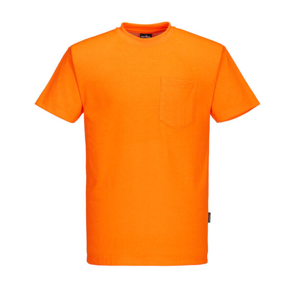 S577- Cotton Blend Hi-Vis T-Shirt Orange