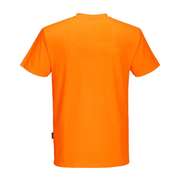 S577- Cotton Blend Hi-Vis T-Shirt Orange - Image 2