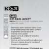 S600 - KX3 Rain Jacket Navy - Image 3