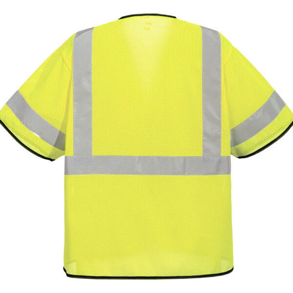 US397 - Hi-Vis Tampa Mesh Class 3 Vest Yellow - Image 4