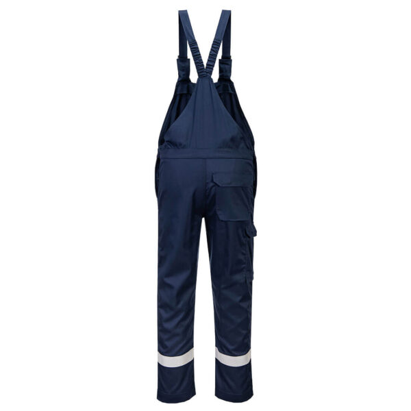 FR418 - Bizflame Work FR Bib & Brace Navy - Image 2