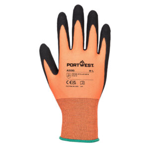 A335 - Grip 15 Nitrile Sandy Glove Orange