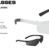 PW38 - Pan View Safety Glasses Black/Orange - Image 2