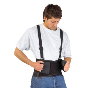 PW80 - Back Support Belt  Black