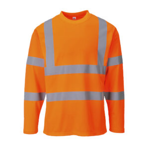 S278 - Hi-Vis Cotton Comfort T-Shirt L/S  Orange