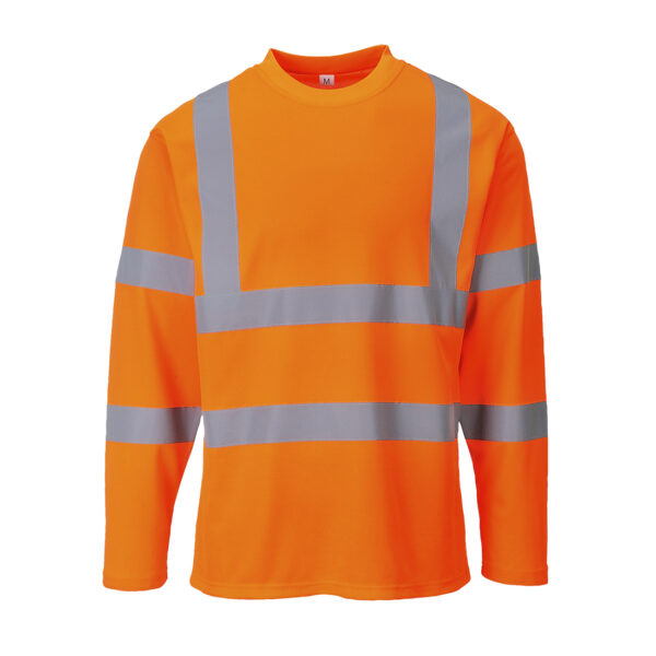 S278 - Hi-Vis Cotton Comfort T-Shirt L/S  Orange