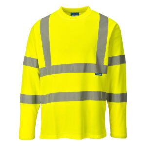 S278 - Hi-Vis Cotton Comfort T-Shirt L/S Yellow