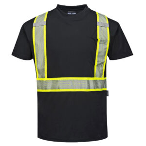 S396 - Iona Plus Enhanced T-Shirt S/S  Black