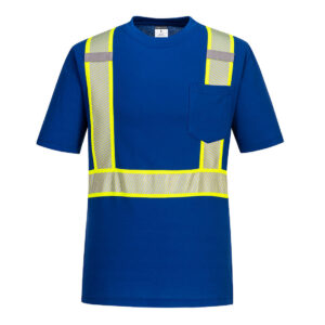 S396 - Iona Plus Enhanced T-Shirt S/S  Blue