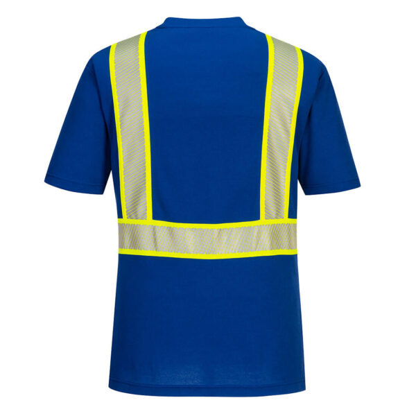 S396 - Iona Plus Enhanced T-Shirt S/S  Blue - Image 2