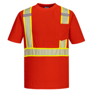 S396 - Iona Plus Enhanced T-Shirt S/S  Red