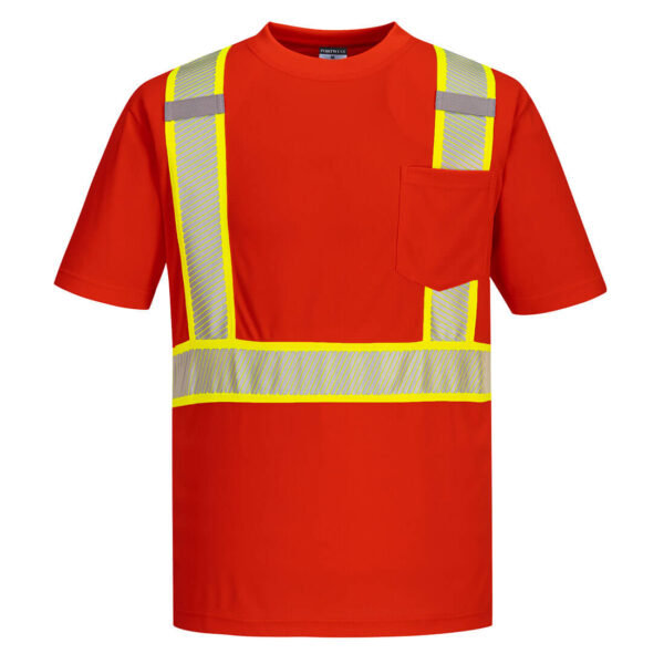 S396 - Iona Plus Enhanced T-Shirt S/S  Red