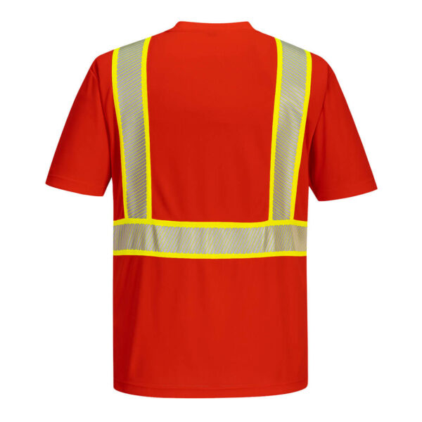 S396 - Iona Plus Enhanced T-Shirt S/S  Red - Image 2