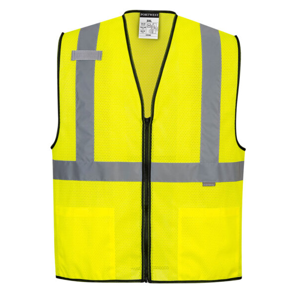 US580 - Alabama Hi-Vis Band Brace Vest Yellow