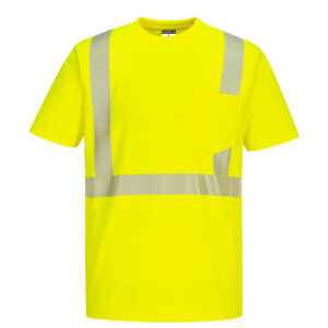 S194 - Hi-Vis Segmented Tape T-Shirt S/S Yellow