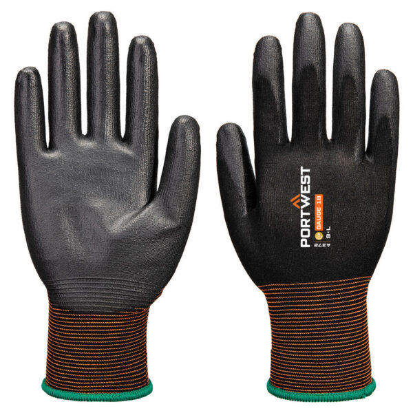 A372 - GP Grip 18 PU Glove Black - Image 2