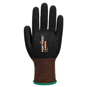 A375 - GP Grip 18 Nitrile smooth/sandy Glove Black