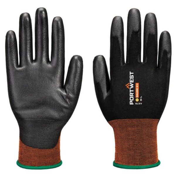 A376 - GP Grip 21 PU Glove Black - Image 2
