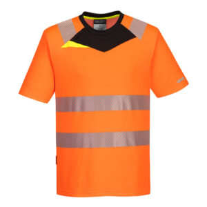 DX413 - DX4 Hi-Vis T-Shirt S/S Orange/Black