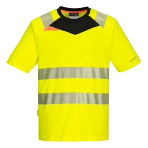 DX413 - DX4 Hi-Vis T-Shirt S/S Yellow/Black