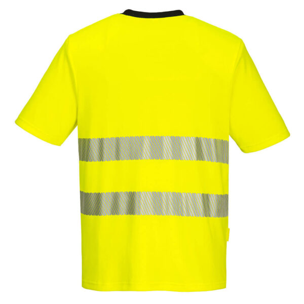 DX413 - DX4 Hi-Vis T-Shirt S/S Yellow/Black - Image 3
