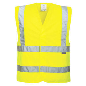 EC76 - Eco Hi-Vis Band and Brace Vest (10 Pack) Yellow