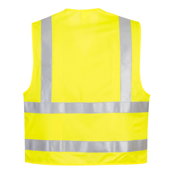FR75 - Bizflame Hi-Vis FR Vest Yellow - Image 3