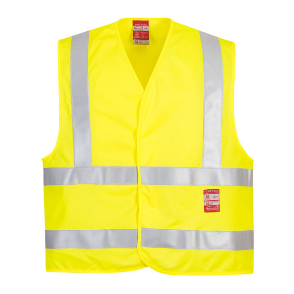 FR75 - Bizflame Hi-Vis FR Vest Yellow