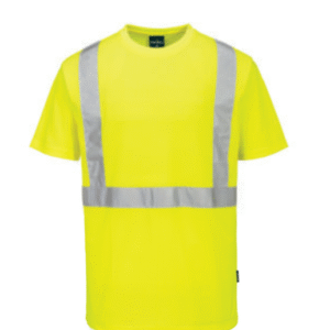 S198 - Hi-Vis Pocketless S/S T-Shirt Yellow