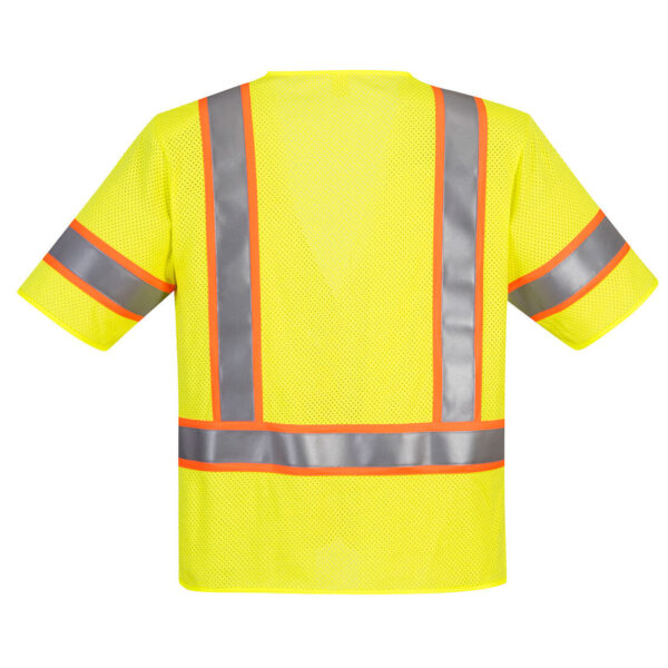 UFR24 - Modaflame Hi-Vis Class 3 FR Mesh Vest Yellow - Image 2