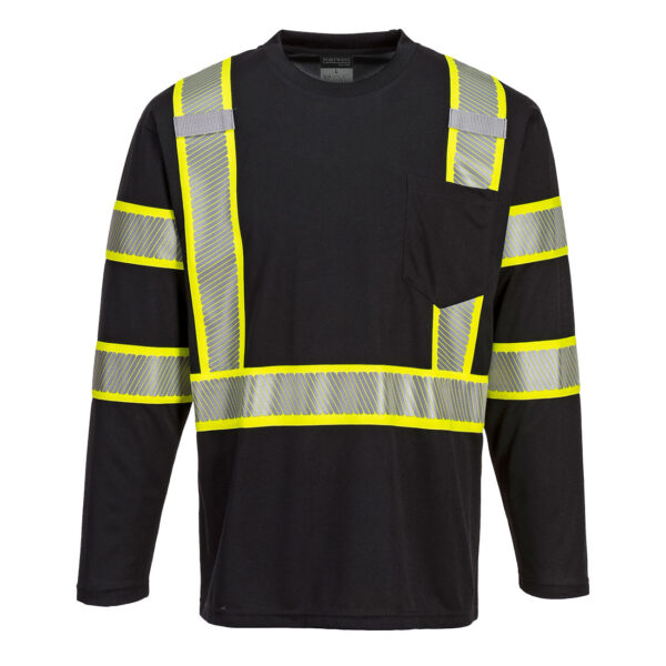 S346 - Iona Plus Enhanced T-Shirt L/S Black