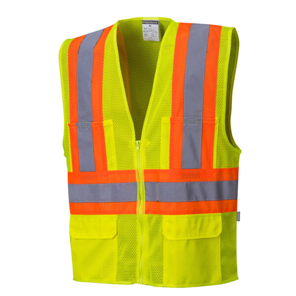 US371 - Tulsa Hi-Vis Mesh Executive Vest Yellow