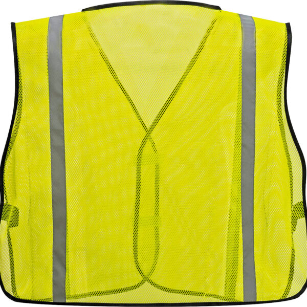 US390 - Economy Non ANSI Mesh Vest Yellow - Image 2