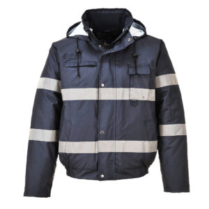US434 - Iona Enhanced Winter Bomber Jacket Navy
