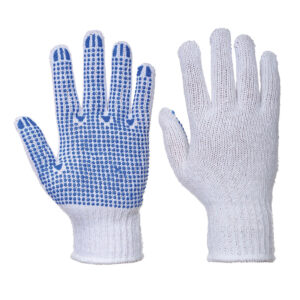 A111 - Classic Polka Dot Glove White/Blue