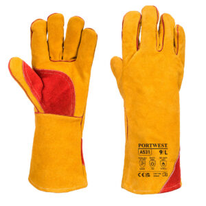 A531 - Reinforced Winter Welding Gauntlet Brown
