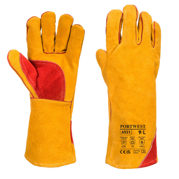 A531 - Reinforced Winter Welding Gauntlet Brown