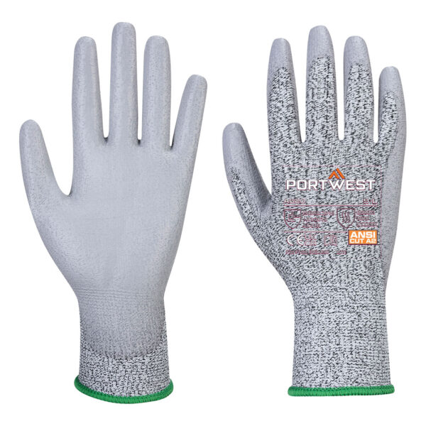 A620 - Cut B13 PU Glove A2 Gray DISCOUNT: 40% - Image 2