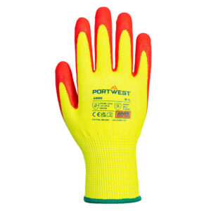 A626 - Vis-Tex Cut D13 Nitrile Glove A4 Yellow/Red