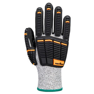 A718 - Impact C13 Nitrile Foam Glove A3 Gray/Black