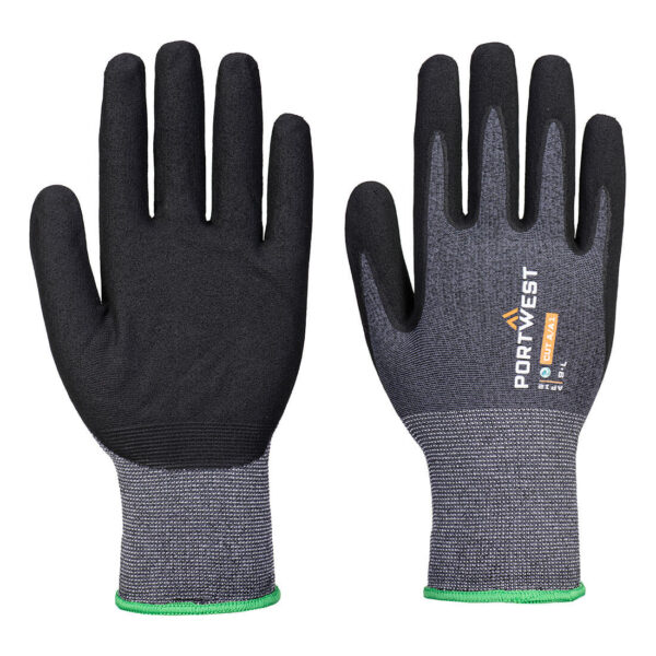 AP12 - SG Grip 15 Nitrile Glove - (Pk12) Gray/Black - Image 2