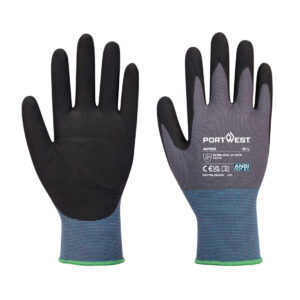 AP65 - Grip 15 Nitrile Foam Texpel Glove Black/Gray