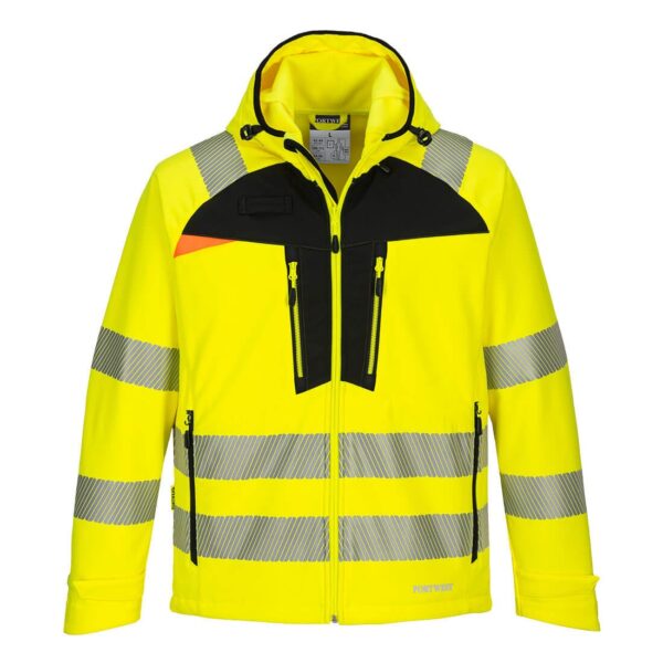 DX475 - DX4 Hi-Vis Softshell (3L) Yellow/Black from Portwest (Copy)