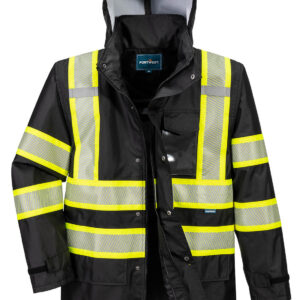 F366 - Iona Plus Lined Rain Jacket Black from Portwest