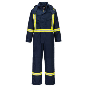 FR514 - Bizflame Work Insulated FR Coverall Navy