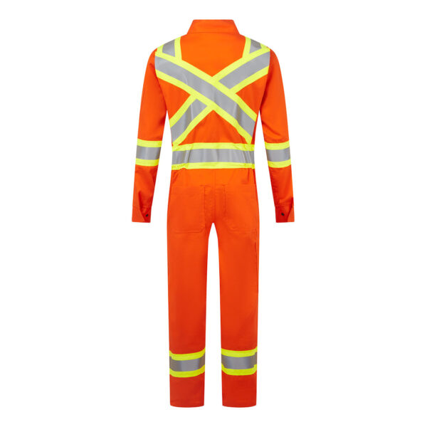 FR526 - Bizflame 88/12 4" Xtra FR Coverall Orange - Image 2