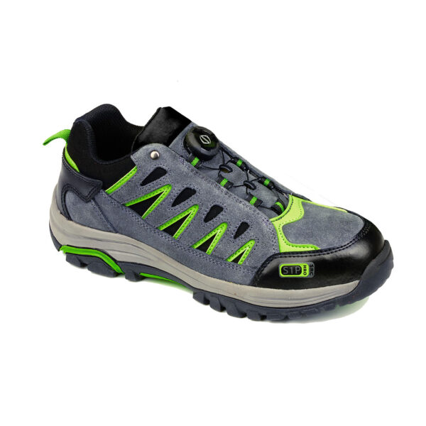 FT18 - Steelite Wire Lace Safety Sneaker S1P HRO Grey/Green 40% OFF at TECHACS