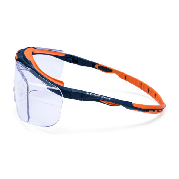 PS24 - Peak OTG Safety Glasses Clear - Image 3