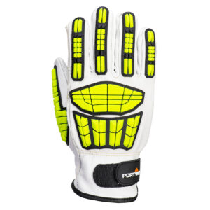 A745 - Impact F135 Cow Leather Lined Glove A6 Gray