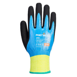 AP50 - Cut D13 Nitrile Aqua Glove A4 Blue/Black